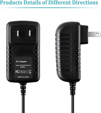 Guy-Tech AC Adapter Compatible with Logitech G Saitek PRO Flight Yoke System DC Power Supply Charger Cord Cable