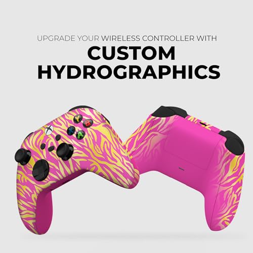 DreamController Nobility Tiggger Custom X-box Controller Wireless compatible with X-box One/Series X/S Proudly Customized in USA I Permanent HYDRODIP Print(NOT JUST A SKIN)(MODDED) - color: Nobility Tigger, size: Modded - Front & Back Print