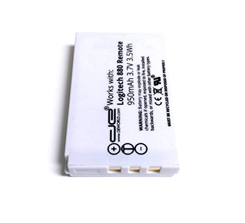Remote Control Replacement Rechargeable Battery for Logitech - Harmony One, Harmony One Advanced, Harmony 720, 850, 880, H880, 880 Pro, 885, 890, 890 Pro, 900, 900 Pro, Harmony 1, Harmony 1 Advanced
