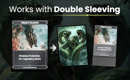 Graphene -100ct Textured Matte TCG/MTG Art Sleeves (Hydra) - style: Graphene