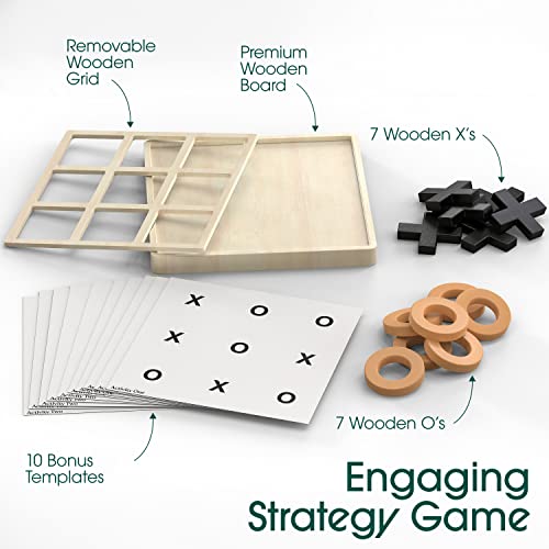 Keeping Busy Tic Tac Toe Dementia Activities for Seniors | Alzheimer Products for Elderly Patients | Fun Memory Game Toy & Cognitive Brain Puzzle for Senior Citizens w/Memory Loss or Alzheimers