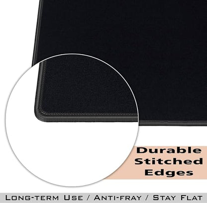 SaiTech IT 50 Pack Waterproof Mouse Pad, 8.66x7.1 inch, Black | Stitched Edges, Non-Slip Rubber Base. Ideal For Computers, Laptops, Office, And Home Use - color: Black-50 Pack