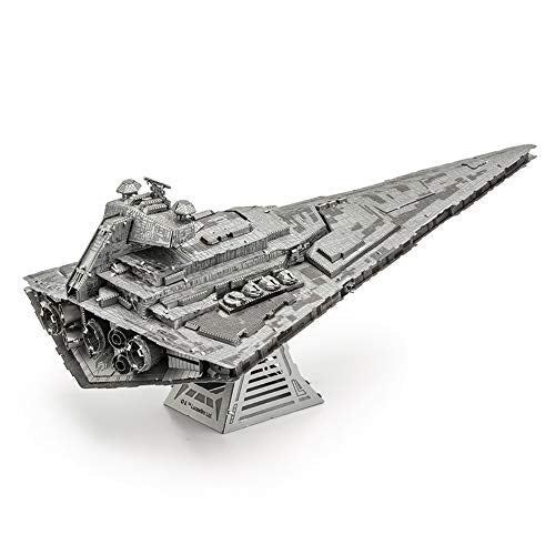 Metal Earth Puzzle 3D Destroyer Imperial Star Wars Metal Jigsaw Puzzles Buildable Model Kits for Adults Challenging Level 6.7 X 9.73 X 7.39 Inches