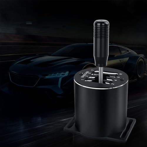 SIMSONN PC USB Simulator Shifter 7+R H Gear Shifter Compatible with Logitech G920 G27 G29 G25 T300RS/GT Steering Wheel, Design for ATS ETS Dust WRC Sim Racing Games (7+R)