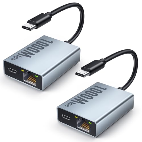1000 Mbps Ethernet Adapter for Fire TV Stick, ELECTOP Micro USB to RJ45 Gigabit Ethernet Network Adapter Compatible with 4K Fire Stick, Chromecast Google Home Mini and More Streaming TV Sticks, 2 Pack - color: Black 1000 Mbps Micro USB Ethernet Adapter 2