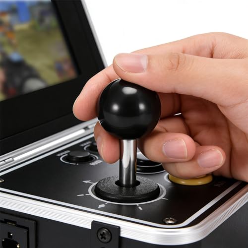 Gallipower 6Pcs Joystick Head,Arcade Joystick Ball Top Handle Rocker Round Head,Arcade Kit DIY Replacement Parts(6 colors) - color: style 6