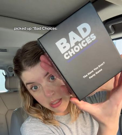 BAD CHOICES Party Game – Hilarious Adult Card Game for Friends & Game Night | Funny Conversation & Icebreaker Board Game for Parties, Pregames, Social Gatherings & Fun Gift Ideas