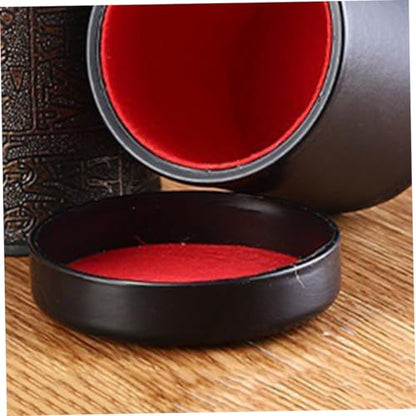 HANABASS 5pcs Dice Cup Base Plate Plush Leather Lid Dice Shaker Tray Storage Cup Lid Ktv Game Professional