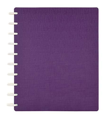 Talia Discbound Notebooks, Planner, Customizable, (Strong Purple, Midsize (7.5in x 9.75in)) - color: Strong Purple, size: Midsize (7.5in x 9.75in)