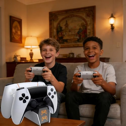 Clearance PS5 Controller Charger with Fast Charging AC Adapter, Charging Station Stand for PlayStation 5 DualSense and DualSense Edge, Dual Docking Station for PS5 Accessories