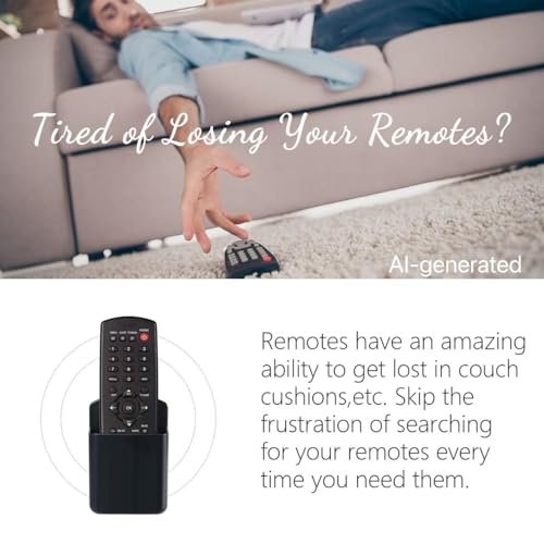 2 Pcs Remote Control Holder Wall Mount, TV Controller Holder, Self Adhesive Remote Holder, Wall Pen Holder Storage Accessories for Home Office School(Black) - color: Black&2Pcs
