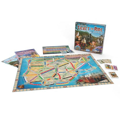 Asmodee Ticket to Ride Iberia + South Korea Board Game Expansion - Train Route Strategy Game, Family Fun for Kids & Adults, Ages 8+, 2-6 Players, 30-60 Minute Playtime | Train Route Strategy Game, Fun Family Game for Kids & Adults, Ages 8+, 2-6 Players, 3