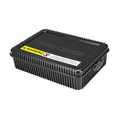 J Concepts 24962 Shorty Storage Box with Foam Liner - Black