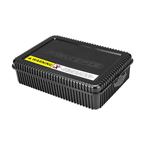 J Concepts 24962 Shorty Storage Box with Foam Liner - Black