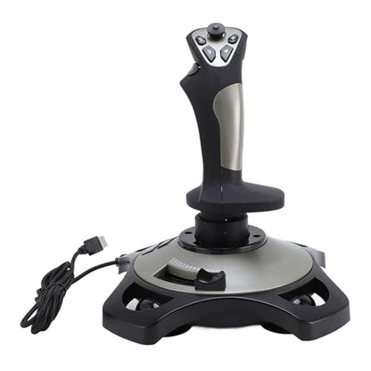 Gugxiom PC Flight Simulation Joystick, USB Gaming Flight Simulator Game Controller with Vibration Function & Throttle Control, Wired Gamepad Flight Sim Stick fro Series X S