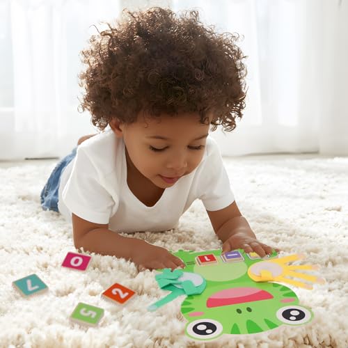 Preschool Learning Toys for Toddlers 3-5, Wooden Finger Counting Toys | finger counting number blocks for kids, math manipulatives toys, preschool educational math toy for boys girls