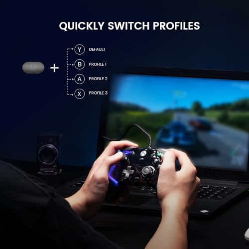 GameSir Kaleid Wired Controller for Xbox Series X|S, Xbox One,Windows 10/11 & Steam, Plug and Play Gaming Gamepad, Transparent Video Game Controller with Hall Effect Joysticks/Hall Trigger - size: Kaleid