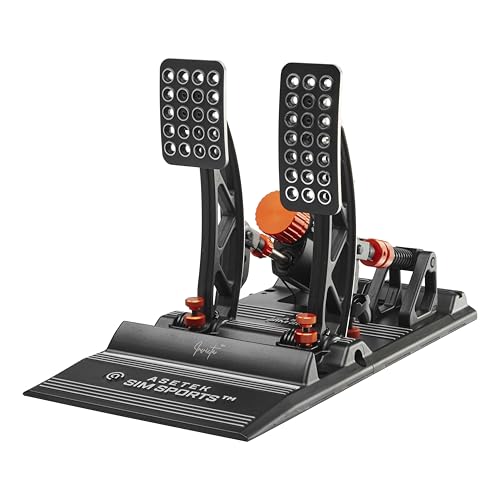 ASETEK SimSports Invicta T.H.O.R.P. II Hydraulic Sim Racing Pedals | Adjustable Brake & Throttle for a Realistic Racing Simulation in your Sim Racing Setup | PC Compatible - size: Invicta