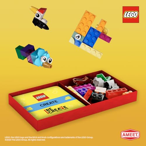 LEGO Recreate Activity Cards – Animals | Creative Building Game with 30+ Activity Cards & 25 LEGO Elements | Ages 6+ - style: Animals