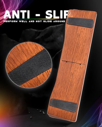 ASFSKY RGB Keyboard and Mouse Wrist Rest Set for 60%-75% Compact Keyboards – Ergonomic Wooden Support Pad with PU Leather & Memory Foam, Anti-Slip Rubber Base for Gaming, Office & Typing Pain Relief - style: RGB