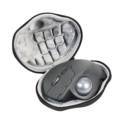 LALAFINA Protective Travel Mouse Case for Shockproof Storage Holder Lightweight and Portable Mouse Container Black Design for Safe Organizing