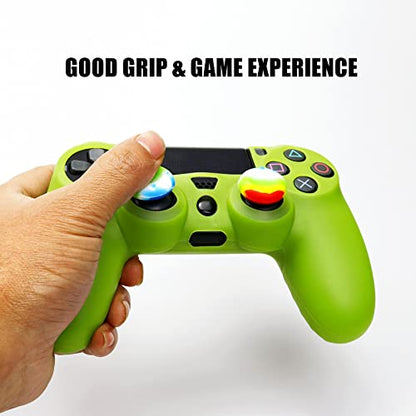 Ps4 Skin, Anti-Slip Shell Cover Case with 10 Joystick Grips Silicone Cover Sticker for PlayStation 4 Controller - color: PS4 controller #13