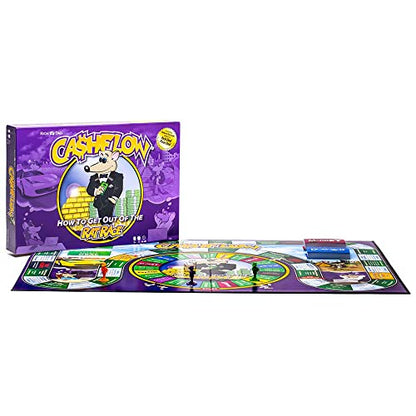Rich Dad Cashflow How to Get Out of The Rat Race Board Game Set, Adult & Kid Version - Fun and Educational Financial Literacy Learning Games for Boys, Girls, and Family - style: Adult & Kid Version