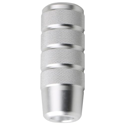 Osilly 3.74 Inch Aluminum Shift Knob with 3 Threaded Adapters, Silver | aluminum alloy construction, ergonomic extended grip, supplied adapters, for manual and select automatic cars, interior parts - color: Silver