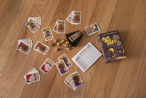 25th Century Games Beer Mug Dice Fun Dice Rolling Game for Families & Friends | Ages 8+ | 3-6 Players | Pub-Themed Strategy & Luck Card Game
