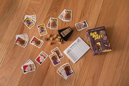 25th Century Games Beer Mug Dice Fun Dice Rolling Game for Families & Friends | Ages 8+ | 3-6 Players | Pub-Themed Strategy & Luck Card Game