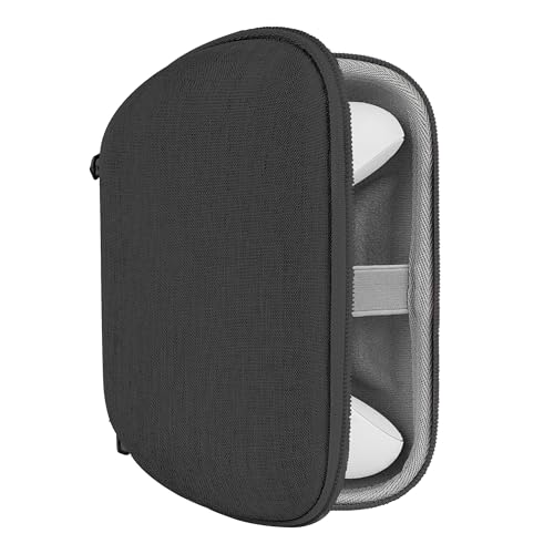 GEEKRIA Controller Travel Case Compatible with Xbox One, Series X / S, Hard Shell Carrying Bag, Protective Storage with Internal Mesh Pocket for Charging Cable (Dark Gray) - color: Dark Gray