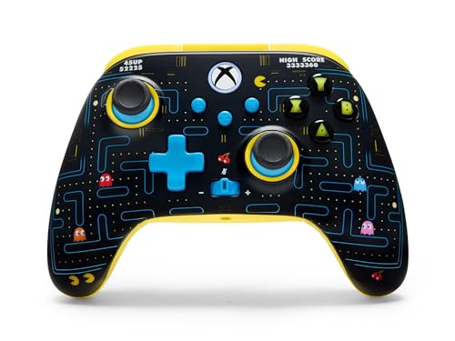 PowerA Wireless Controller for Xbox Series X|S - PAC-MAN SE, hall effect thumbsticks, low latency wireless, officially licensed, works with Xbox One and Windows 10/11 - color: PAC-MAN Special Edition