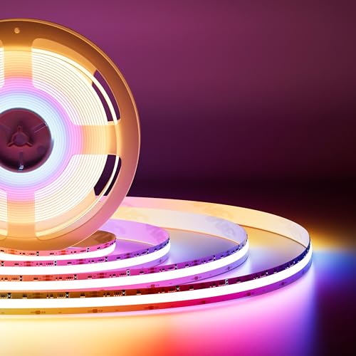 PAUTIX RGB Smart IC COB LED Strip Light Addressable 24ft/7.5m,720LEDs/m UL-Listed 24V Chasing Color Strip Light Multicolor Flexible Tape Light,for TV,Party DIY Decoration(Without Controller&Adapter) - size: 24 ft - DC24V (Strip Only)