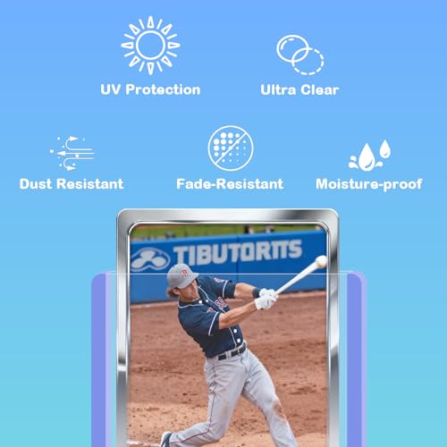 100 Pack 3"x4" 100pt Card Sleeves Hard Plastic | Transparent open casing, blocks scratches and bending, ideal for baseball, soccer, basketball and trading card collectibles - size: 100PT 100ct Hard Sleeves