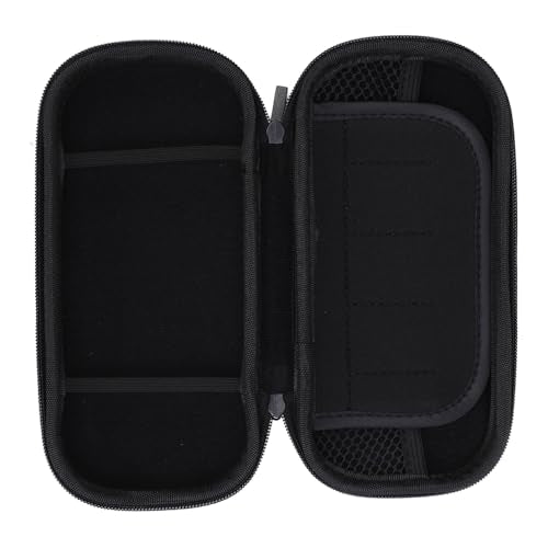Eminchu 3000 Case, Water PU Hard EVA Carrying Case, Zippered Mesh Pocket with Durable Construction, Ideal for Game Cartridges & Accessories (Black) - color: Black