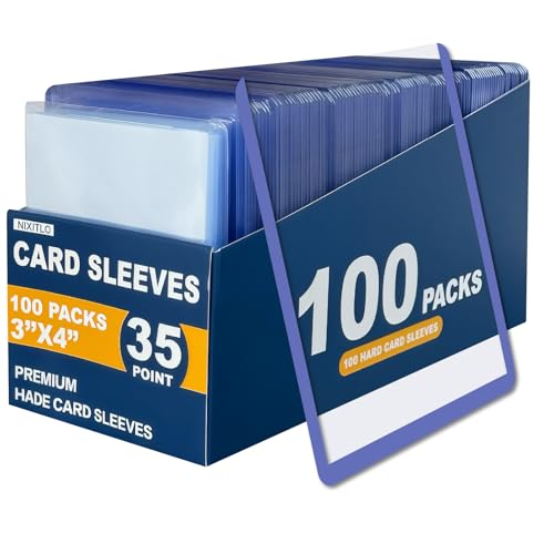800 Top Loaders for Cards for Baseball, Football, MTG Cards, Ultra-Clear Protectors for Trading Collectibles (400 Hard Sleeves+400 Soft Sleeves) - size: 400 Hard Sleeves+400 Soft Sleeves