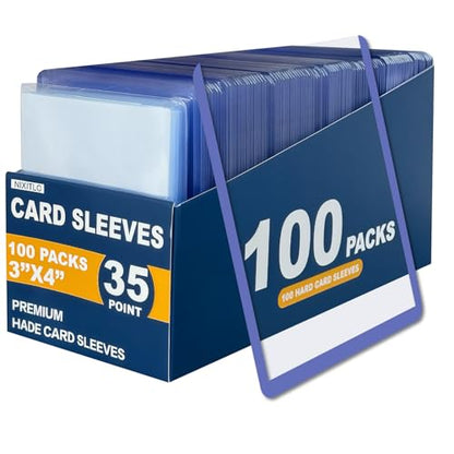 800 Top Loaders for Cards for Baseball, Football, MTG Cards, Ultra-Clear Protectors for Trading Collectibles (400 Hard Sleeves+400 Soft Sleeves) - size: 400 Hard Sleeves+400 Soft Sleeves