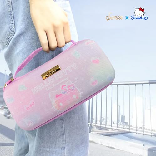 Sonix x Sanrio Carrying Case for Nintendo Switch 1, Protective Travel Case | Hello Kitty 50th Anniversary - color: Hello Kitty 50th Anniversary
