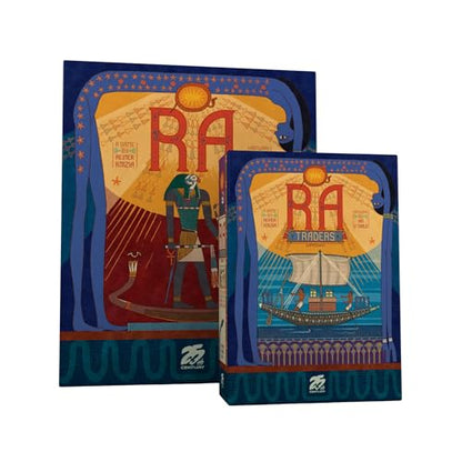 Ra: Traders Expansion | Expansion for Reiner Knizia’s Classic Auction Board Game by 25th Century Games, New Auction Tiles - style: RA Traders Expansion
