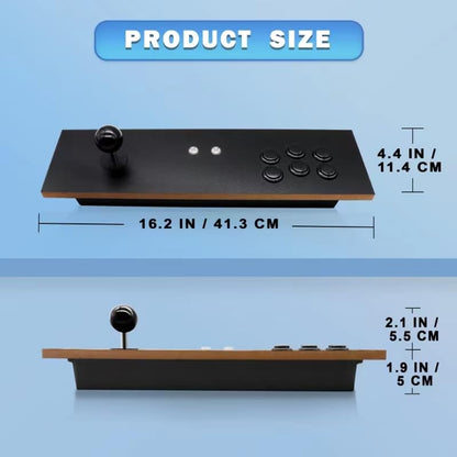 IntecGaming Switch Fighting Stick for Arcade1Up'S Digital Pinball - Expand Your arcade 1up Pinball Games, Play Your Switch on The Pinball, Modded Switch Joysticks Specially Designed for Arcade 1 Up Pinball