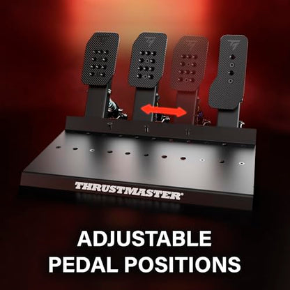 Thrustmaster Raceline Pedals III LC with Load Cell - PS5, XBOX & PC | 220 lb brake sensor, 24-bit resolution, H.E.A.R.T gas & clutch pedals, 100% metal, modular, pressure tuning thru software - style: Raceline Pedals III LC