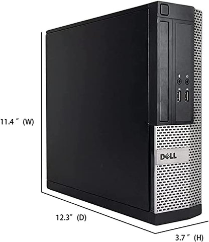 Dell OptiPlex Computer Desktop PC, Intel Core i5 3rd Gen 3.2 GHz, 16GB RAM, 2TB HDD, New 22 Inch LED Monitor, RGB Keyboard and Mouse, WiFi, Windows 11 Pro (Renewed) - style: MTG RGB KBM