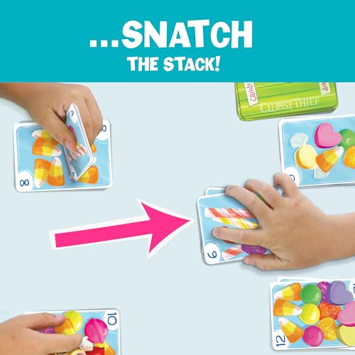 Melon Rind Clumsy Thief Candy Shop Math Game for Kids Ages 8+, Adding to 20 Card Game to Develop Math Skills with Confidence, Educational, Fun Activity for 3-6 Players - style: Adding to 20
