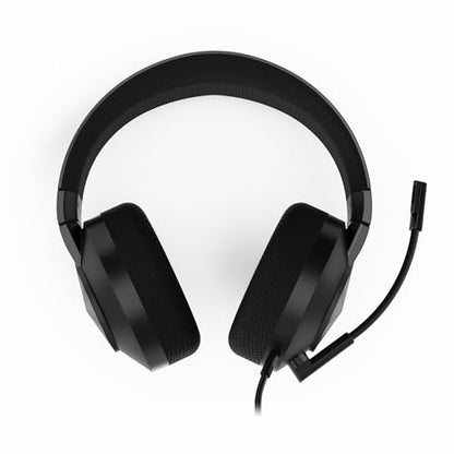 Lenovo H210 Wired Gaming Headset - 3.5mm Connection, Flip-to-Mute Noise-Cancelling Microphone, Breathable Ear Cups - Black - style: H210