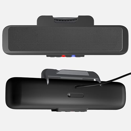 Cyber Acoustics USB & Bluetooth Speaker Bar (CA-2890BT) – USB Powered Speaker with Speakerphone for PC and Bluetooth to Simultaneously Connect to Smartphones, Clamps to Monitor, Convenient Controls - style: USB & BT