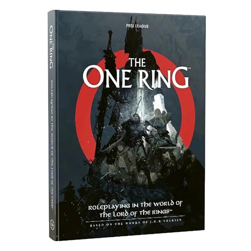 Free League Publishing: The One Ring™ Core Game Rules - Hardcover RPG Compendium, Fantasy Tabletop Role Playing Game, The Lord of The Rings™, Adults, Family, Kids Ages 13+ - style: The One Ring: Core Game Rules