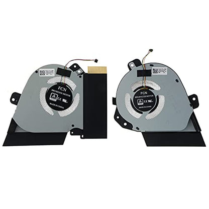 Replacement CPU GPU Cooling Fan for Asus ROG Zephyrus GU502DU GA502IU GA502IV 5V 0.5A 13NR03V0T02011 13NR0210T01111 13NR0210AM0901 DFS5K12304363C DFS5K12115491P