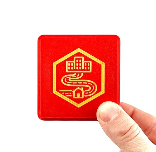 Organizer for Catan (Set of 6) | Snap Lid | Red, Orange, Blue, White, Green, Purple | Compatible with All Editions