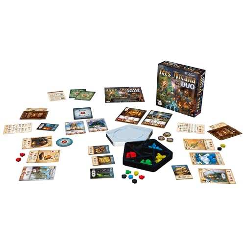 Res Arcana Duo Board Game | Strategic Two-Player Duel! Expandable Game System, Fantasy Adventure Game for Teens & Adults, Ages 14+, 2 Players, 20 Mins