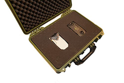 MEIJIA All Weather IP67 Waterproof Hard Camera Case,Hard Protective Case,Hard Case with Customizable Foam,Fit Use of Drones,Camera,Equipments,Pistols(Green,18.5 x14.06x6.93inches) - color: Green, size: 18.5 x14.06x6.93inches